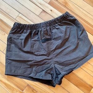 Essentials Dark Brown Athletic Shorts